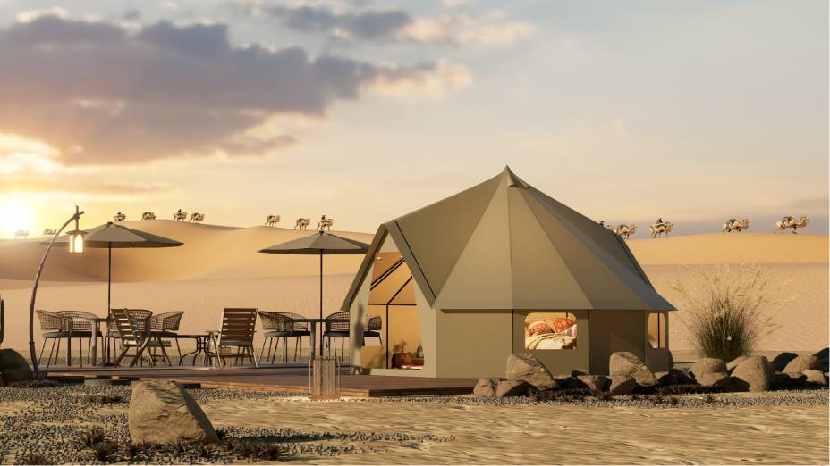 昌吉露营酒店帐篷厂家